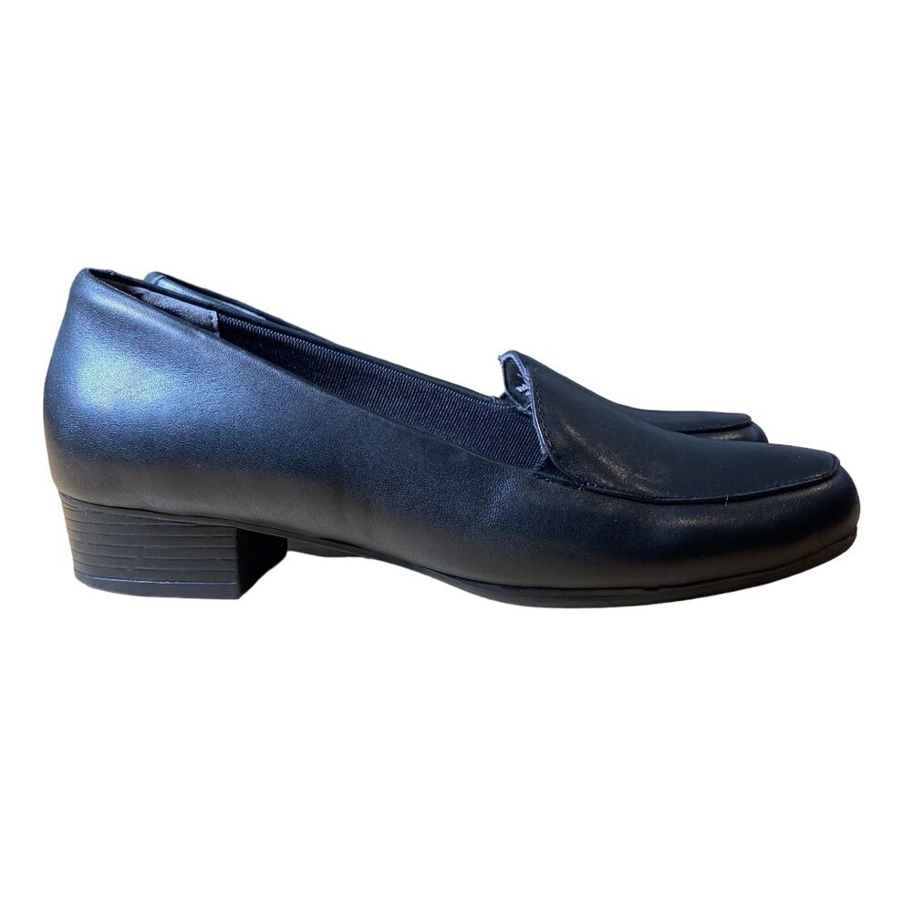 Trotters Women's Monarch Black Leather Loafers Size 7.5 New without Box